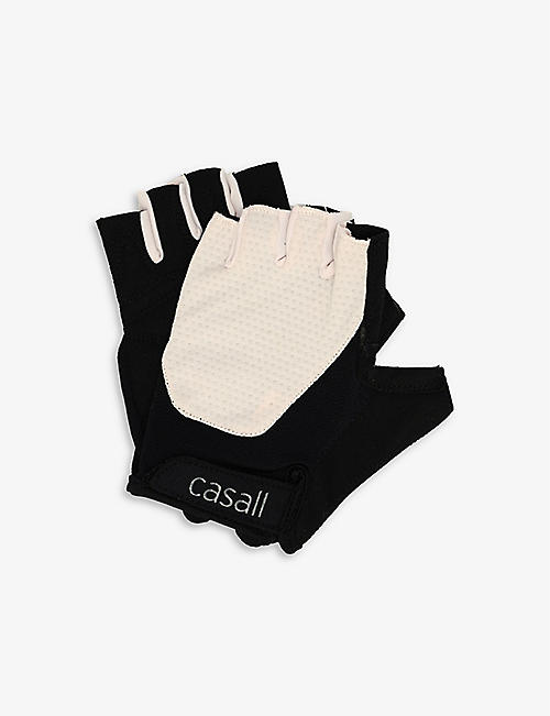 CASALL: Casall brand-print woven gloves