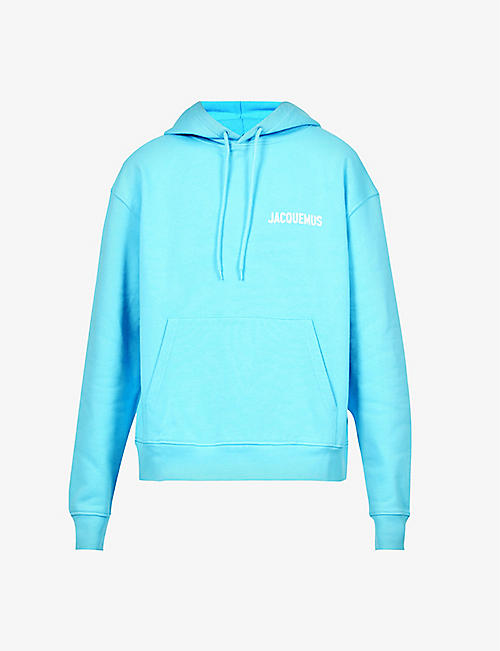 JACQUEMUS: Le Sweatshirt logo-print cotton-jersey hoody
