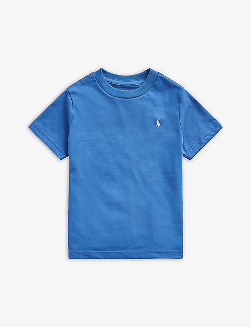 RALPH LAUREN: Logo-embroidered cotton-jersey T-shirt 2-14 years