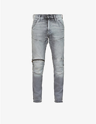 G-STAR: Zip-knee 5620 stretch-denim skinny jeans