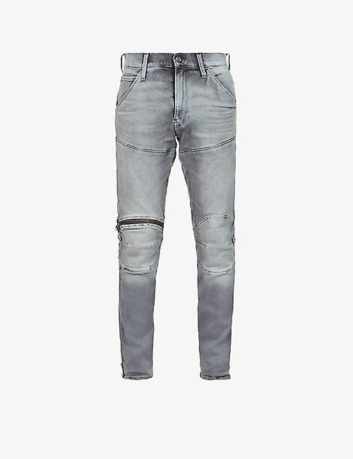G-STAR: Zip-knee 5620 stretch-denim skinny jeans