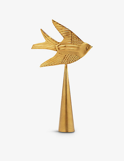 ANNA + NINA：Songbird 黄铜圣诞树装饰 23 厘米