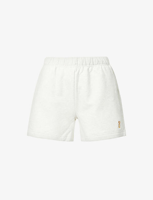 P.E NATION: All Around logo-embroidered organic-cotton-blend shorts