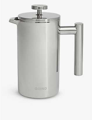 GRIND: Grind x Sjöstrand logo-print stainless-steel electrical milk frother 300ml