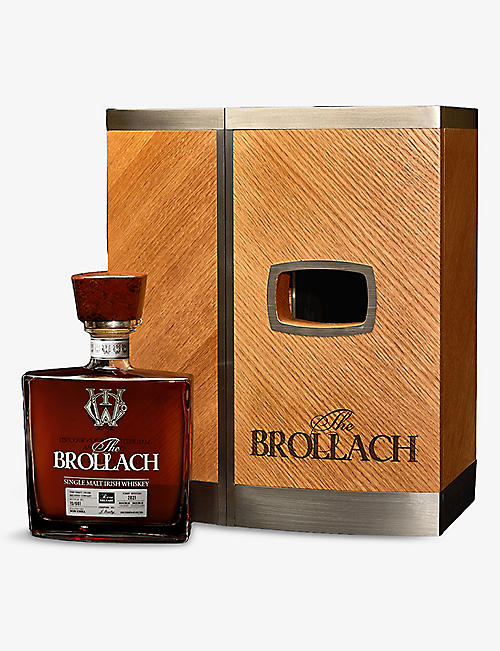 IRISH WHISKY: The Craft Irish Whiskey Co. The Brollach rare single malt Irish whiskey gift box 700ml