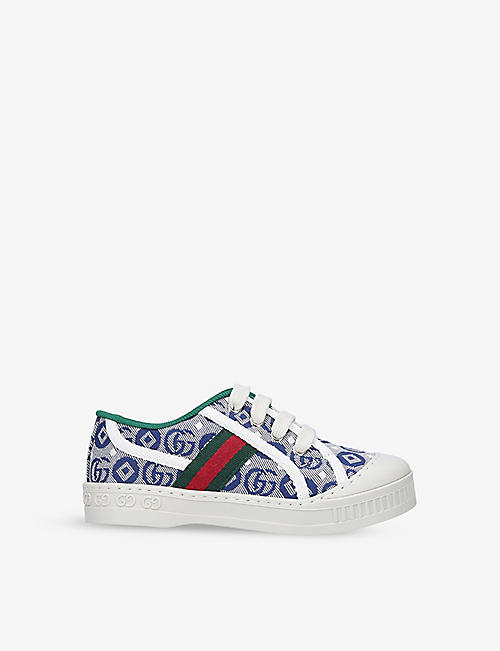 GUCCI: New Tennis canvas trainers 5-8 years