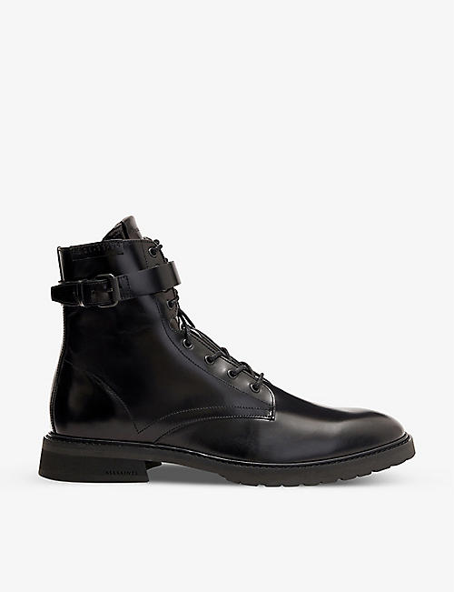 ALLSAINTS: Porter leather ankle boots