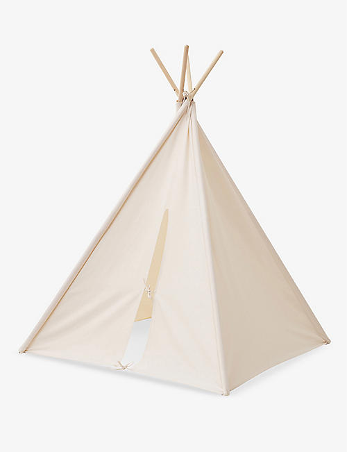 KIDS CONCEPT: Tipi cotton and wood tent 160cm
