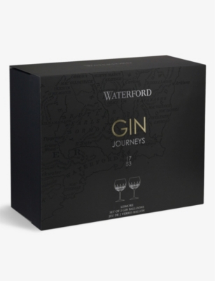 WATERFORD: Gin Journeys Cluin crystal-glass HiBall tumblers set of two
