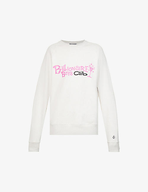 BILLIONAIRE BOYS CLUB: Cocktail logo-print cotton crewneck sweatshirt