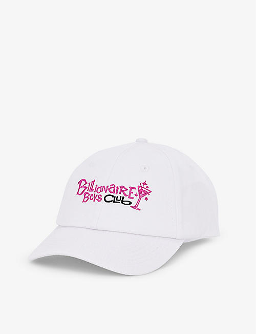 BILLIONAIRE BOYS CLUB: Cocktail graphic-embroidered cotton cap