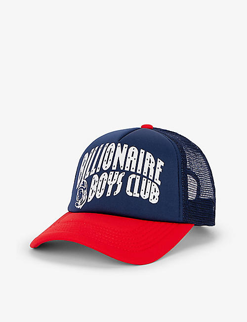 BILLIONAIRE BOYS CLUB: Arch logo-print woven cap
