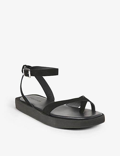 WHISTLES: Renzo strappy suede sandals