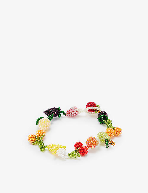 PURA UTZ: Fruit Salad Galore glass beaded bracelet