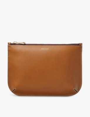 Aspinal Of London Ella Leather Wallet In Tan