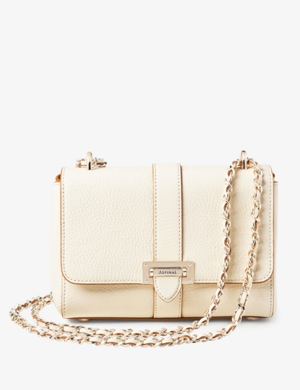 Lottie Grained-Leather Shoulder Bag