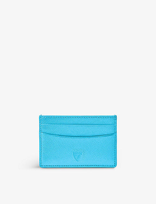 ASPINAL OF LONDON: Branded slim leather credit card case