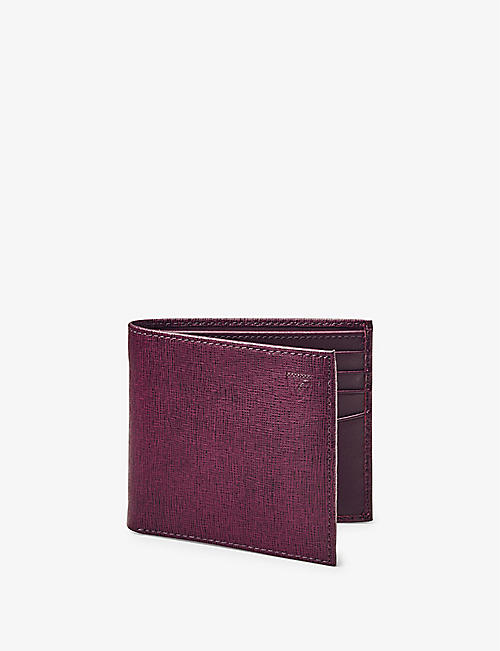 ASPINAL OF LONDON: Saffiano leather billfold wallet