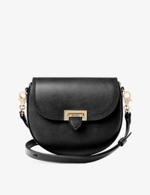 ASPINAL OF LONDON: Portobello leather cross-body bag