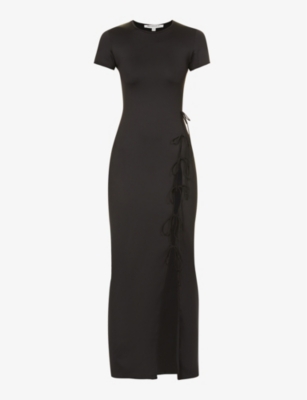 MOTHER OF ALL Vivian shortsleeve jersey maxi dress