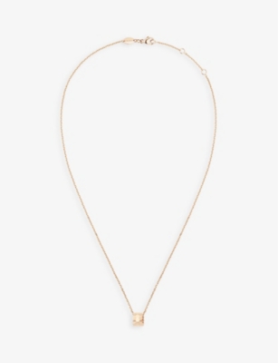 CHAUMET: Bee de Chaumet 18ct rose-gold pendant necklace