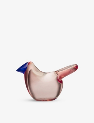 IITTALA: Birds by Toikka Flycatcher glass ornament 4.5cm