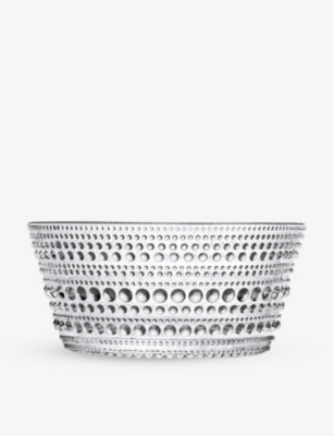 IITTALA: Kastehelmi glass bowl 10.8cm