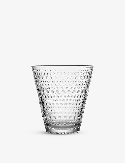 IITTALA：Kastehelmi 平底玻璃杯两件装