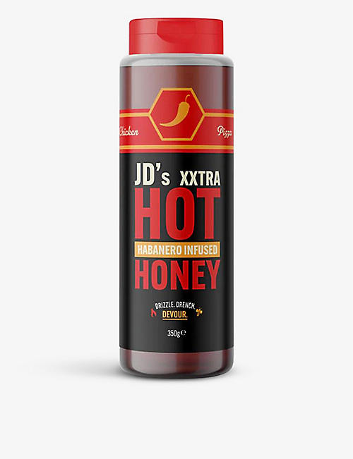 HOT SAUCES: JD’s Xxtra Hot Honey habanero chilli-infused sweet honey sauce 350g