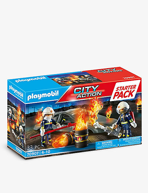 PLAYMOBIL: City Action 70907 Fire Drill starter pack playset