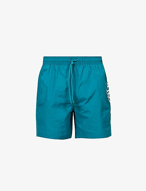 BARBOUR INTERNATIONAL: Logo-print swim shorts