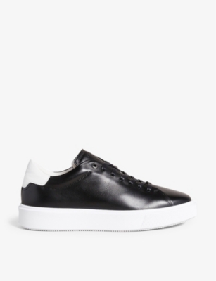 Ted Baker Breyon Chunky-sole Leather Trainers In Black | ModeSens