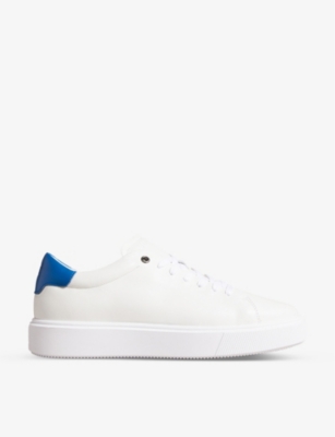 Ted Baker Breyon Chunky-sole Leather Trainers In Blue