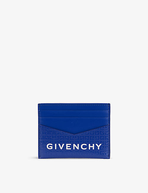 GIVENCHY: 4G logo-embossed leather cardholder