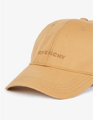 GIVENCHY: Logo-embroidered six-panel cotton-blend cap