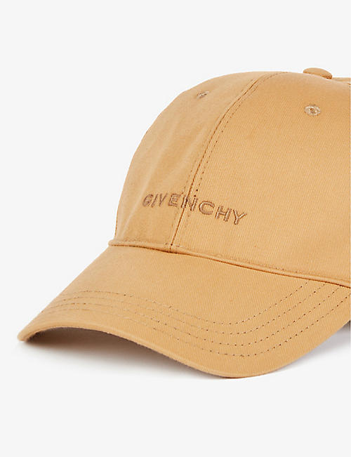 GIVENCHY: Logo-embroidered six-panel cotton-blend cap
