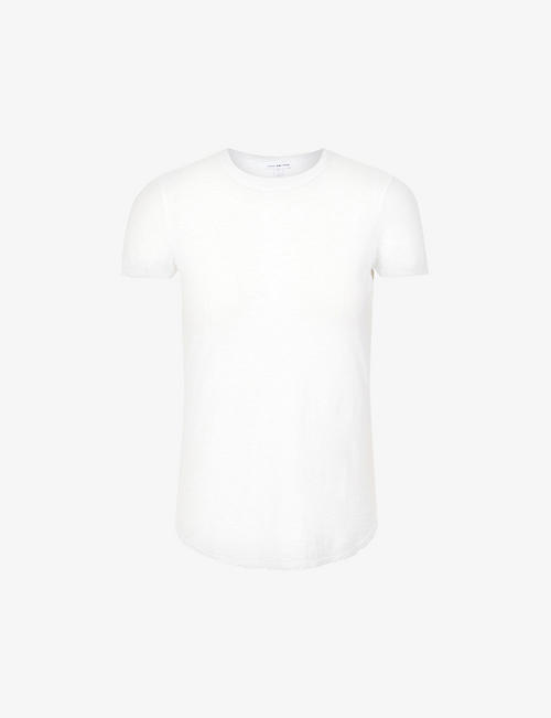 JAMES PERSE: Round-neck cotton-jersey slub T-shirt
