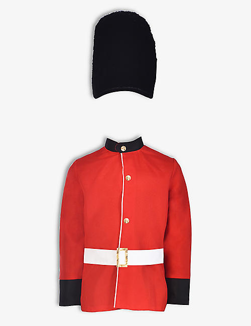 DRESS UP: Royal Guard button-embellished woven costume 6-8 years