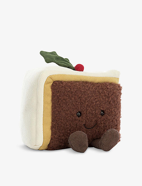 JELLYCAT: Amuseable Slice of Christmas Cake soft toy 10cm