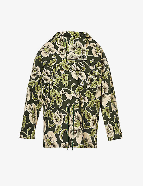 KENZO: Jungle Camo floral-print cotton-canvas jacket