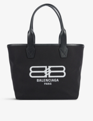 BALENCIAGA Jumbo cotton-canvas tote bag