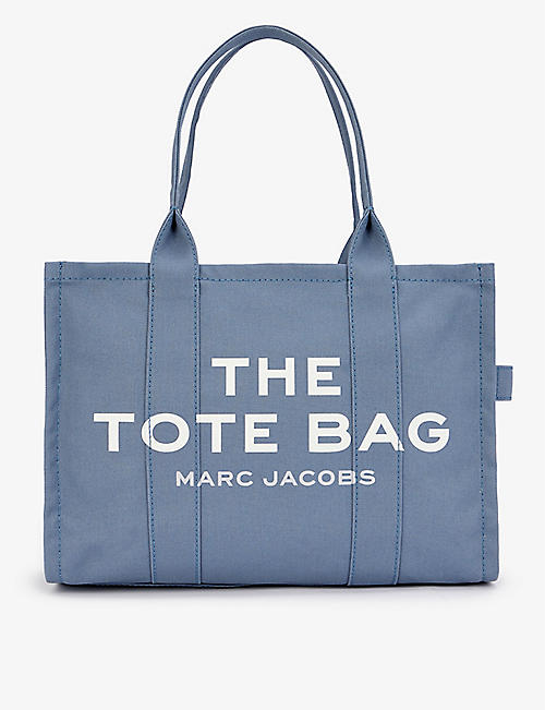 MARC JACOBS: The Tote large cotton-canvas tote bag
