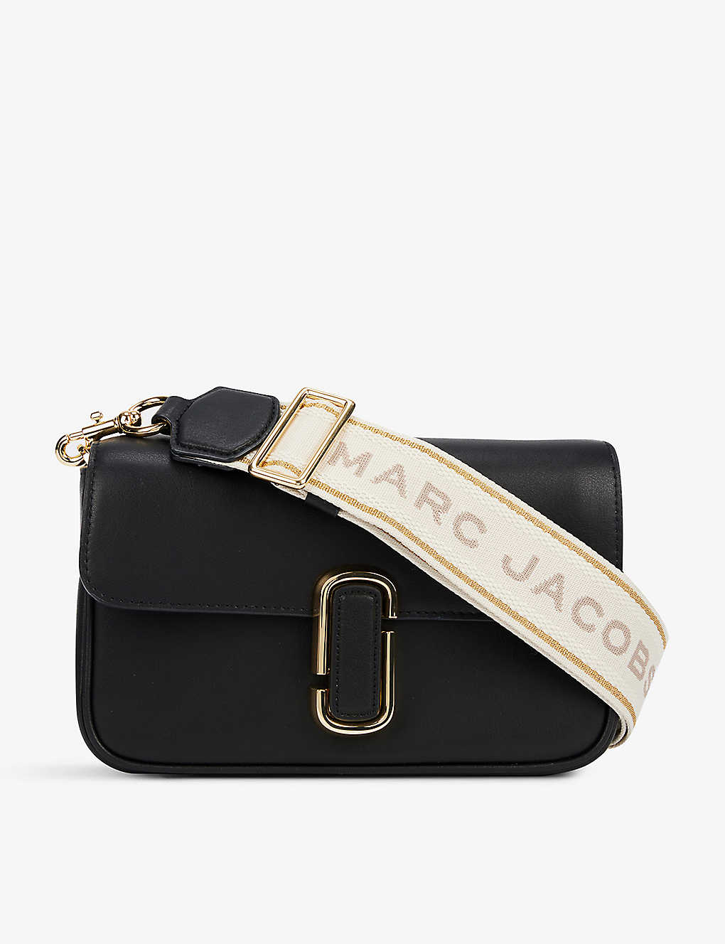 Marc Jacobs Womens Black The Shoulder Bag Leather Shoulder Bag