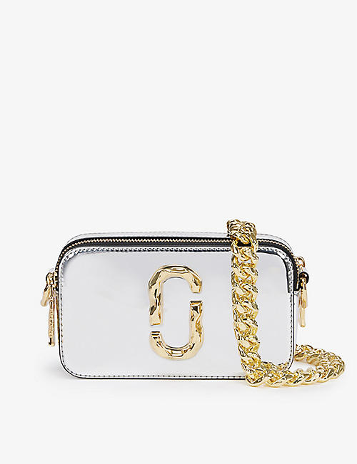 MARC JACOBS: Snapshot faux-leather cross-body bag