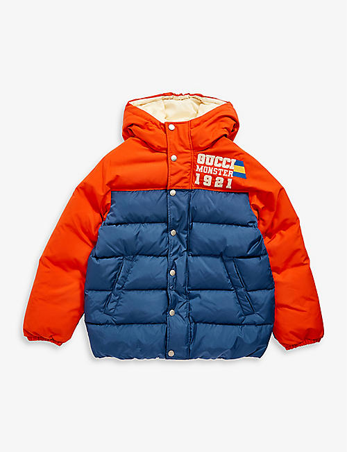 GUCCI: 1921 padded shell-down jacket 10-12 years