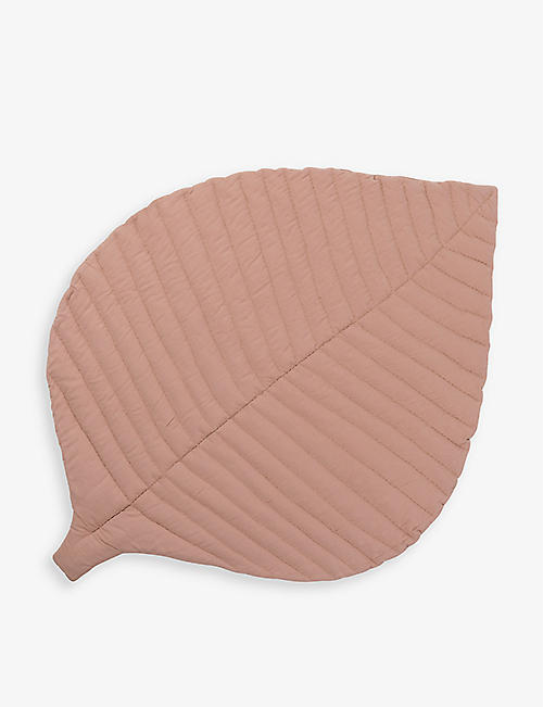 TODDLEKIND: Leaf organic cotton playmat 116cm x 87cm