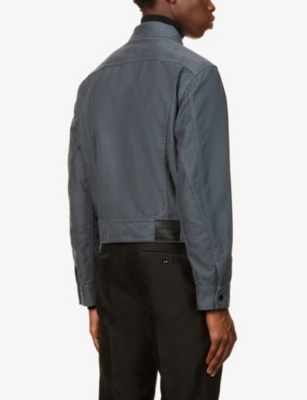 TOM FORD Collared regular-fit organic-cotton moleskin jacket