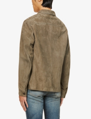 TOM FORD Collared regular-fit suede overshirt