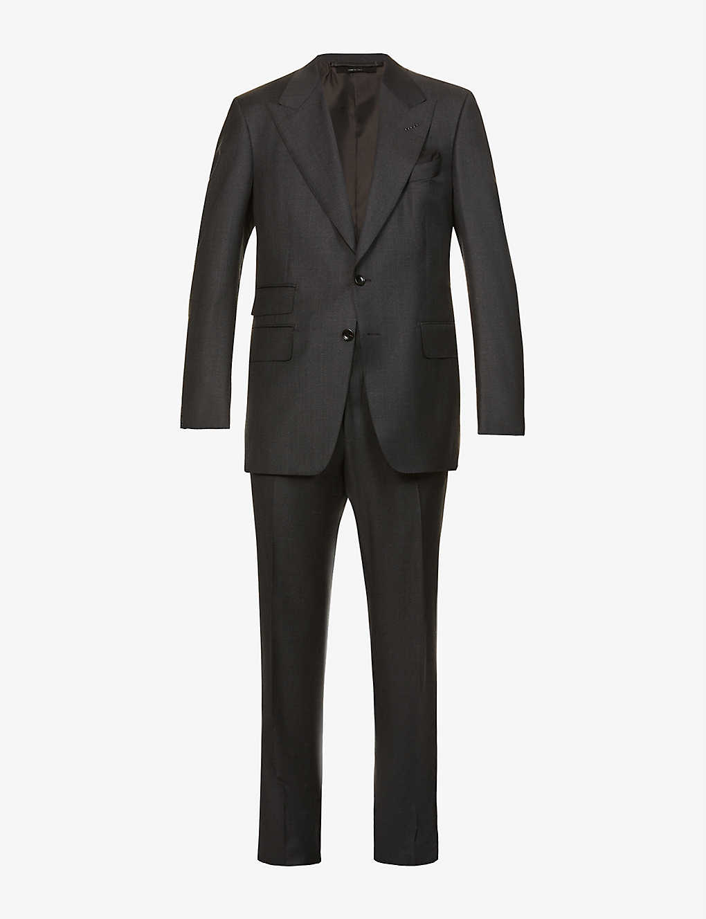 Tom Ford Shelton Regular-fit Wool Suit In Grey