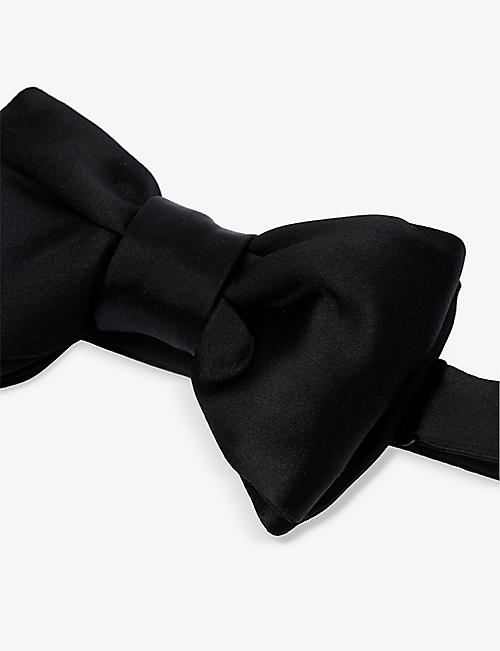 Paisley-print self-tie silk bow tie Selfridges & Co Men Accessories Ties Bow Ties 